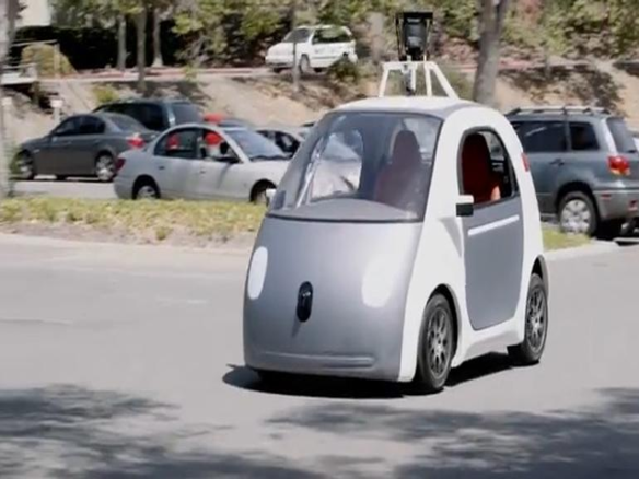 グーグル、自律走行車のプロトタイプを披露